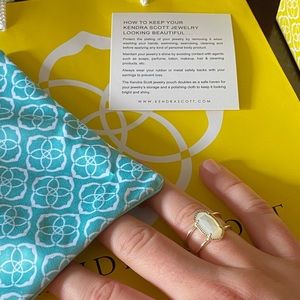 Kendra Scott, Elyse Gold Double Band Ring (Size 8)